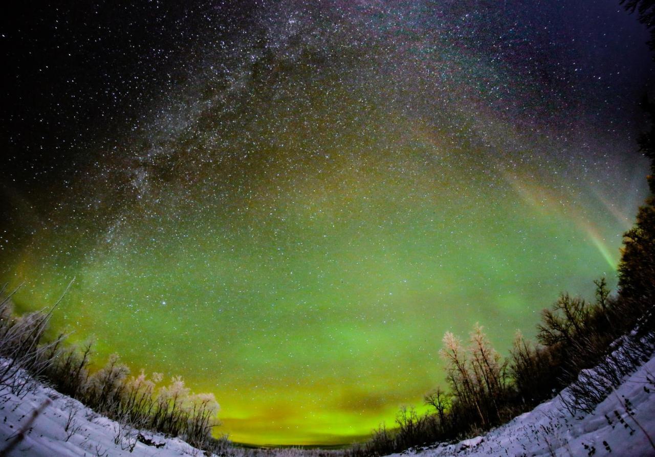 Mattarahkka Northern Light Lodge Kiruna Bagian luar foto