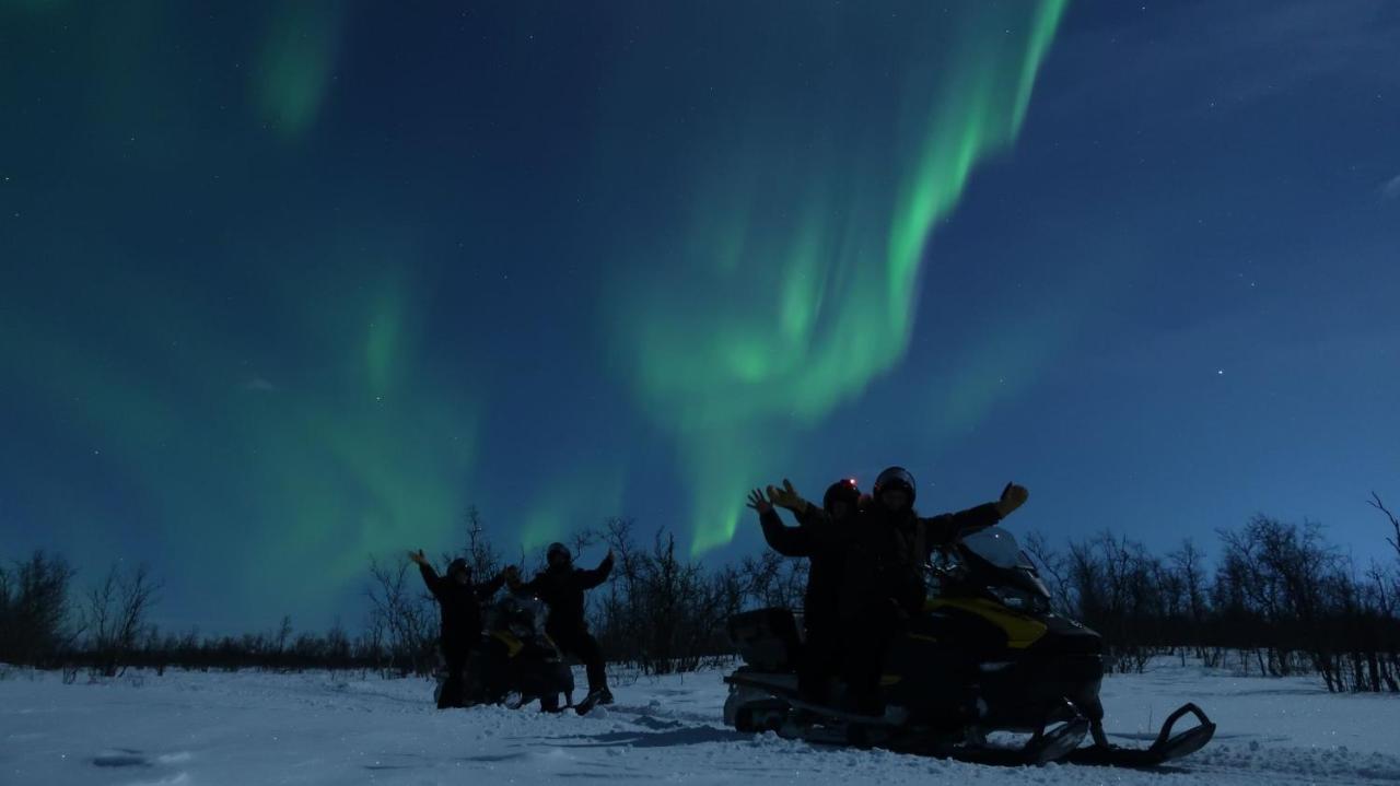Mattarahkka Northern Light Lodge Kiruna Bagian luar foto