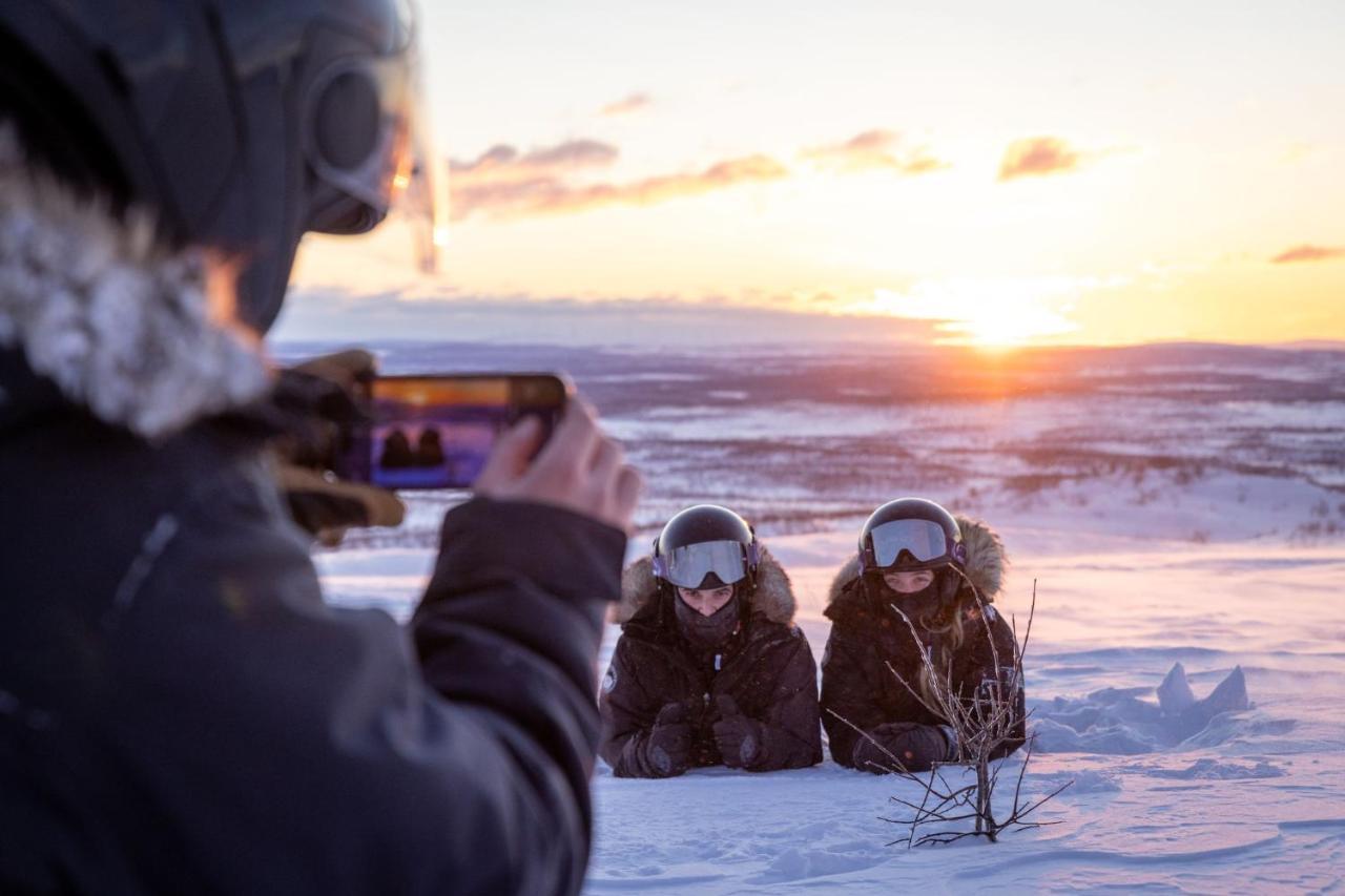 Mattarahkka Northern Light Lodge Kiruna Bagian luar foto