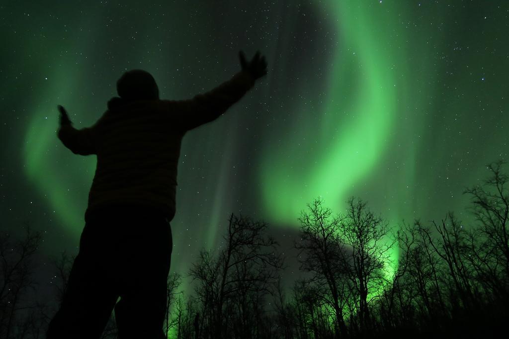 Mattarahkka Northern Light Lodge Kiruna Bagian luar foto