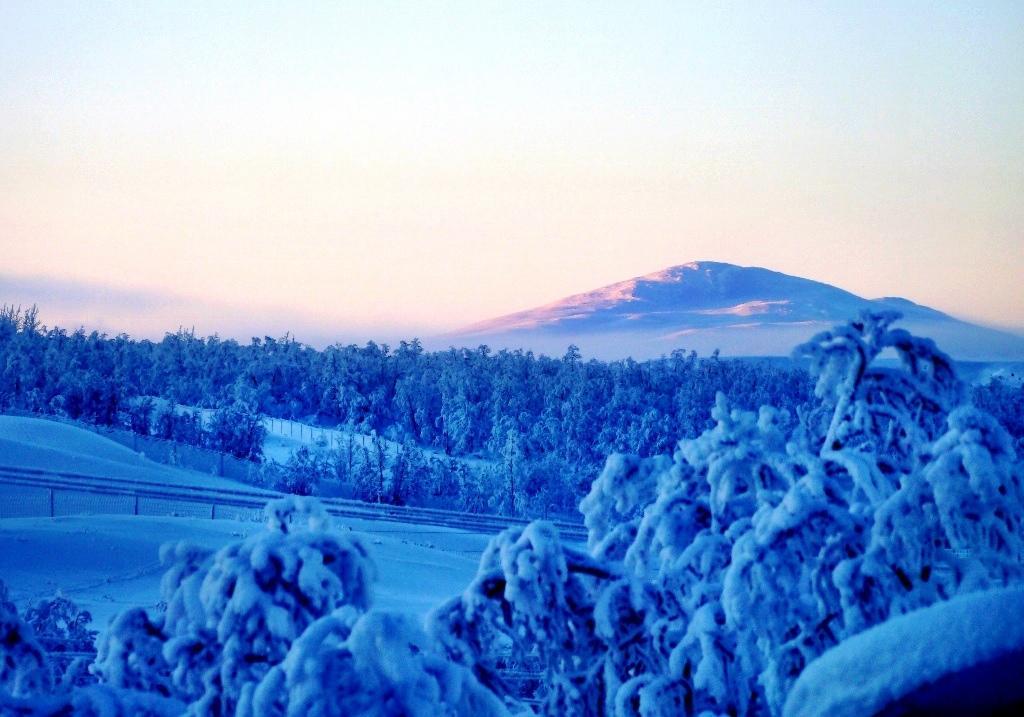 Mattarahkka Northern Light Lodge Kiruna Bagian luar foto